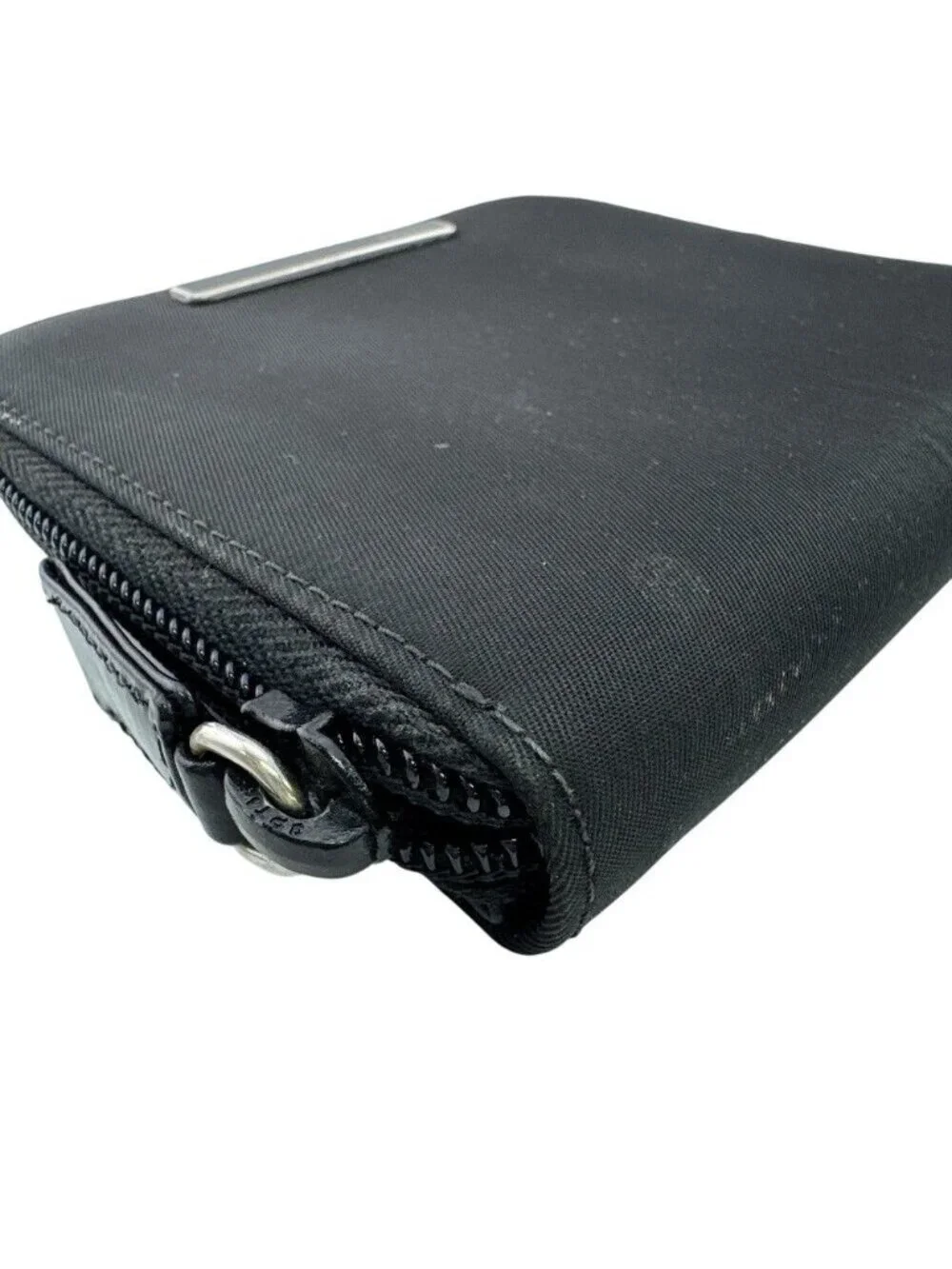 Prada Nylon Bifold Wallet Black